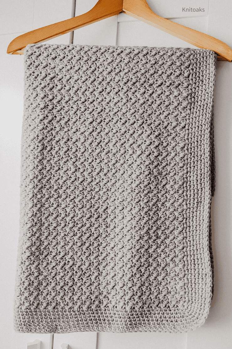 Patrón de manta de crochet- The meadows 3